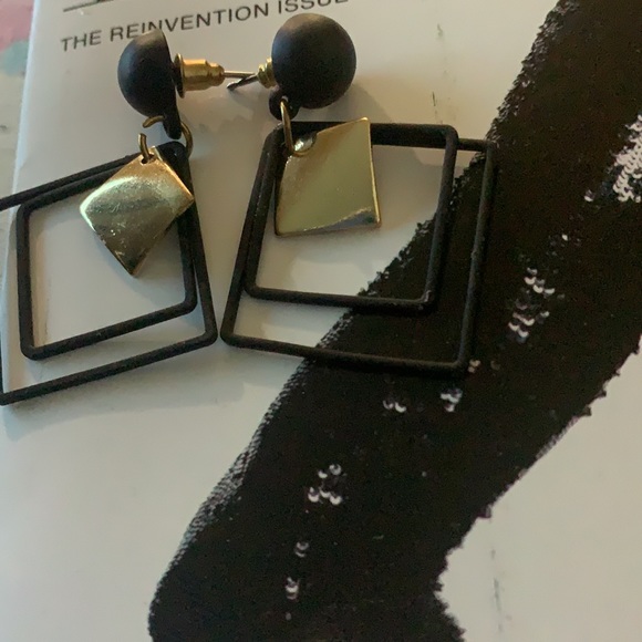 Geometric Statement Earrings For Women - Picture 3 of 7